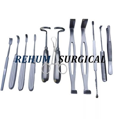 New DANIEL GUBISCH RIB HARVEST SET 11 Pcs Plastic Surgery Instruments High-Quali