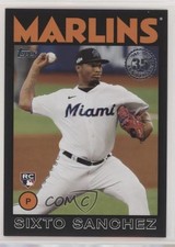 2021 Topps 1986 Baseball 35th Anniversary Series 2 Black /299 Sixto Sanchez u0u