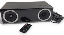 Samsung Wireless Audio Dock Network Speaker System Black WiFi LAN w/ Remote