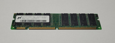 256MB SD-Ram PC133 PC142 Micron CL2 2-2-2-6 double sided Retro Pentium II / III