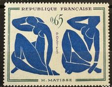 Timbre Stamp - 1961 - YT 1320 - Henri Matisse - NEUF ** MNH