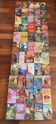 Large Lot of 55 Historical Romance - Preowned Mass Paperbacks - Mixed Authors