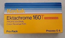 Kodak Ektachrome 160T 5 120 Film New Expired 02/2003 Refrigerated