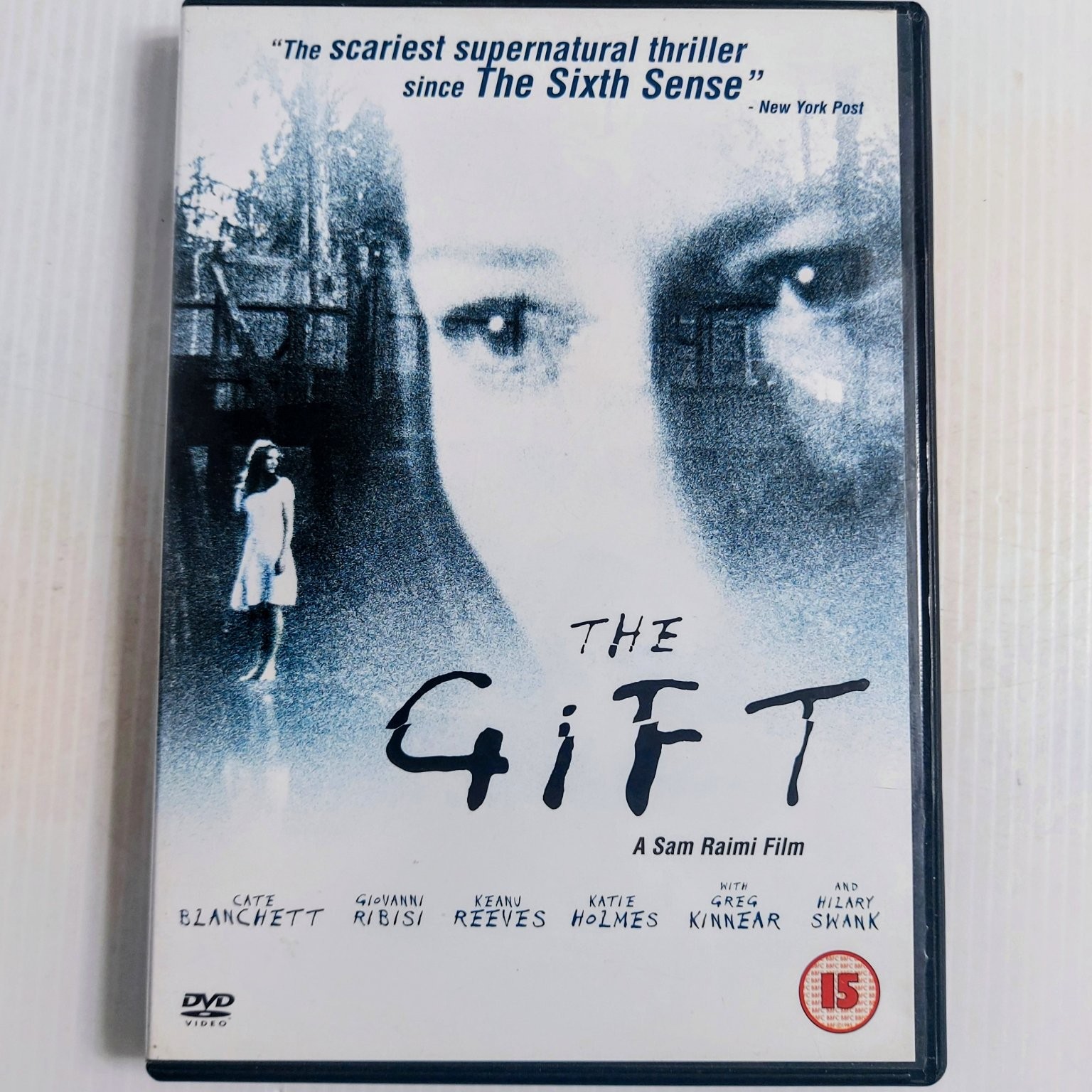 The Gift DVD 2000 Sam Raimi Cate Blanchett Keanu Reeves Supernatural Thriller