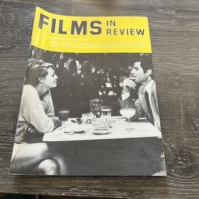 films in review magazine-Aug/Sept. 1985-Jamie Lee Curtis & John Travolta Perfect