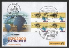 2000 Germany EXPO 2000 Hanover Exhibition Cover. Eyes