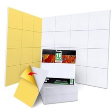 18 Pack White Acoustic Panels 12"X12"X 0.4"Soundproof Wall Square white-square