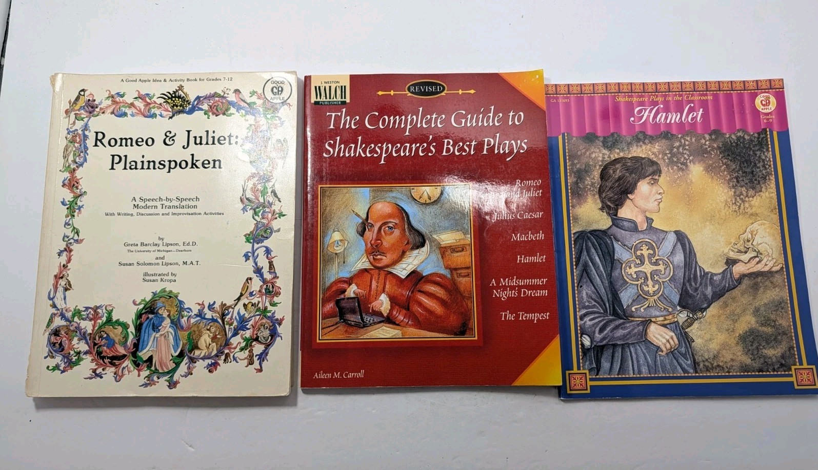 Lot Of 3 Shakespeare Study Guide Books