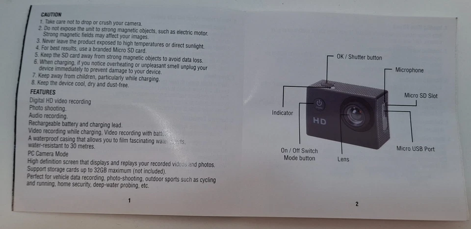 Adventure Pro-Action Cam - Unused - Image 4 of 4