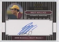 2008 Razor Signature Series Black 194/199 Brett Wallace #113 Auto 4ya