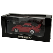 Minichamps Porsche 911 993 Turbo 1995 Red Metallic 1/43 Minicar Used Good Condit