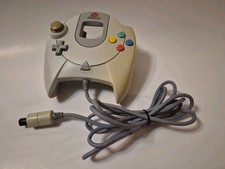 Sega Dreamcast Official OEM Controller Authentic TESTED Discounted A Yellowing