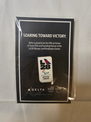 #ad Delta Air Lines LA Paralympics 2028 Pin $24.99