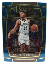2021-22 Panini Select Cameron Thomas #21 Concourse Blue RC Rookie Brooklyn 