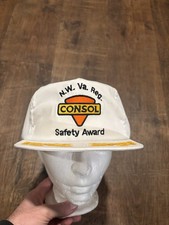 Vintage Consol Trucker Hat Made In USA 80s 90s Coal Mining Cap Snapback