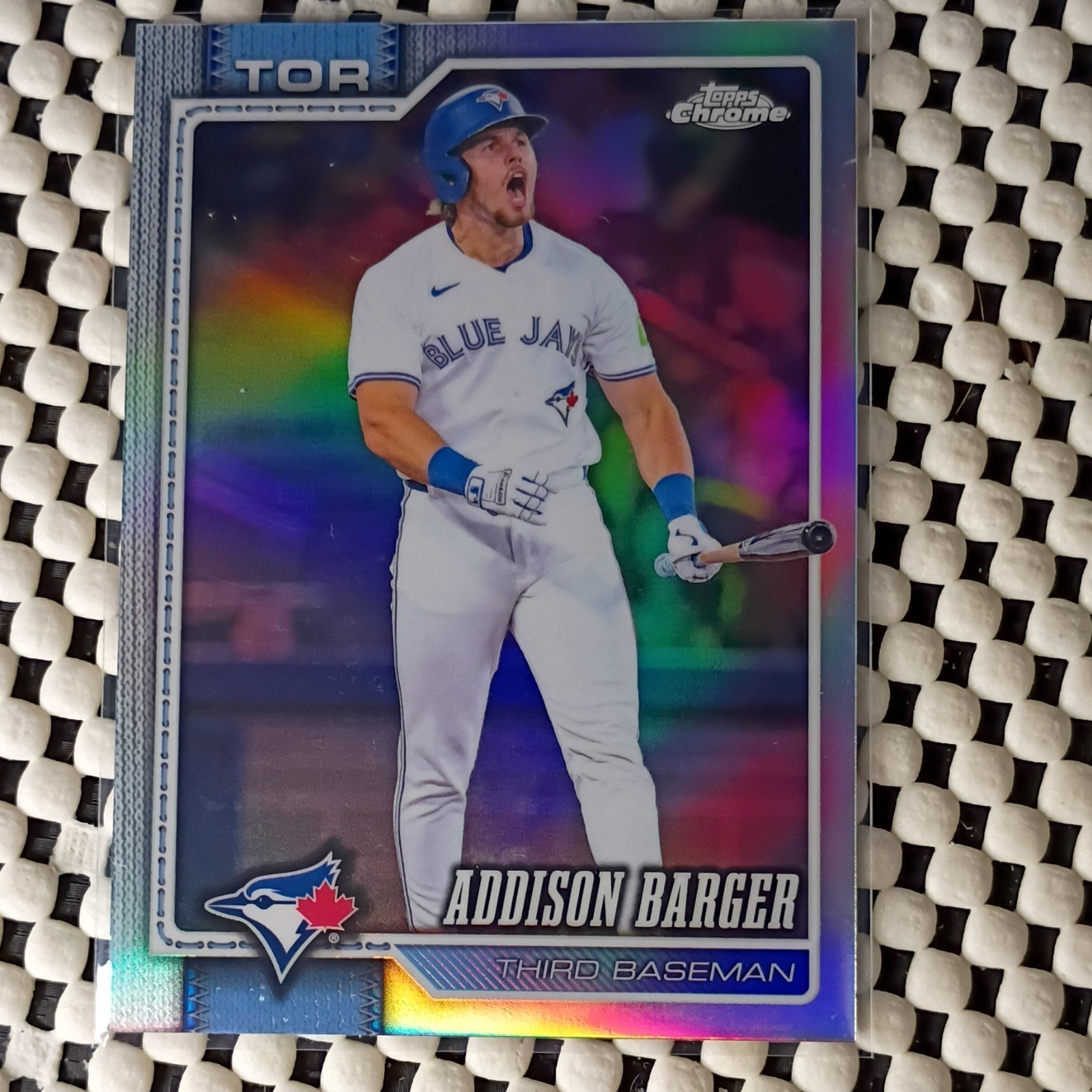 Topps Chrome 2025 Addison Barger Toronto Blue Jays #276 Refractor