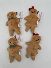 Target's Bullseye Playground Christmas 2024 Gingerbread Boy Girl Plush Small 5"