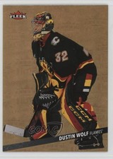 2025-26 Upper Deck Fleer Ultra Medallions Gold 78/200 Dustin Wolf #M-21 4z8