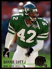 Ronnie Lott 1994 Ultra #236 New York Jets NFL READ FREE SHIPPING AutographDen
