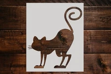 Cat Stencil - Art and Wall Stencil