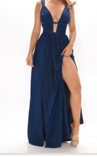 GalaGlam Glitter Maxi Dress