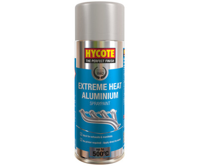 Hycote Extreme Heat Aluminium Sprühfarbe Hochtemperatur Auspuff BBQ Ofen Aerosol