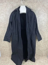 Defense Logistics Agency Quartedeck All Weather Coat Size 14L Black No Liner