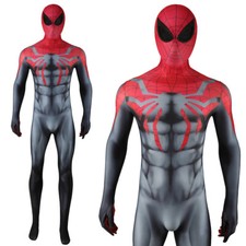PS5 Superior Spider-man Cosplay Jumpsuit Costume Halloween Bodysuits Adult Kids