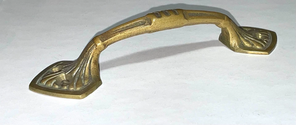 POIGNEE EN BRONZE ART NOUVEAU - Photo 2/4