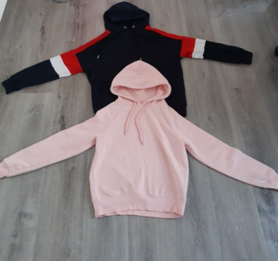 Pullover Rosa Dunkelblau XS FB Sister Divided 2 Stk. gebraucht