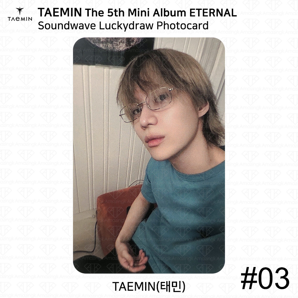 TAEMIN テミン トレカ ETERNAL SOUNDWAVE ラキドロ　A SHINEE TAEMIN 5TH MINI ALBUM 'ETERNAL' SOUNDWAVE POB
