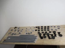 CCJH Bi-Folding Sliding Barn Door Hardware Kit for 8 Doors Hardware Kit 12'