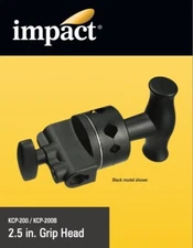 Impact Grip Head for Lights and Accessories 2.5" Diameter (Black) New In Box