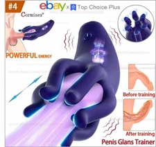 Male Masturbator Automatic Penis Glans Trainer Vibrator Cup Stroker Men Sex Toys