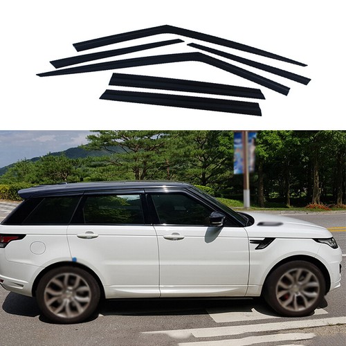 Fit For Range Rover Sport 2014-2020 Black ABS Side Window Visor Sun ...
