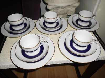 Service à Thé/déjeuner Dragon Hutschenreuther Arzberg Bleu Cobalt - Pièces Au Choix En état Comme Neuf