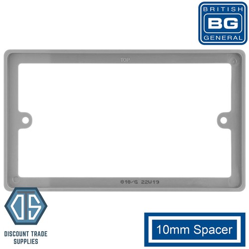 BG Nexus Brushed Steel Switches & Sockets Full Range Satin Chrome Grey Inserts - Picture 68 of 91