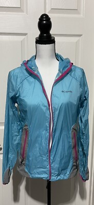 Columbia Women Jacket Omni Wicked Evap Wicking Accelerate Omni Shield Advance Re