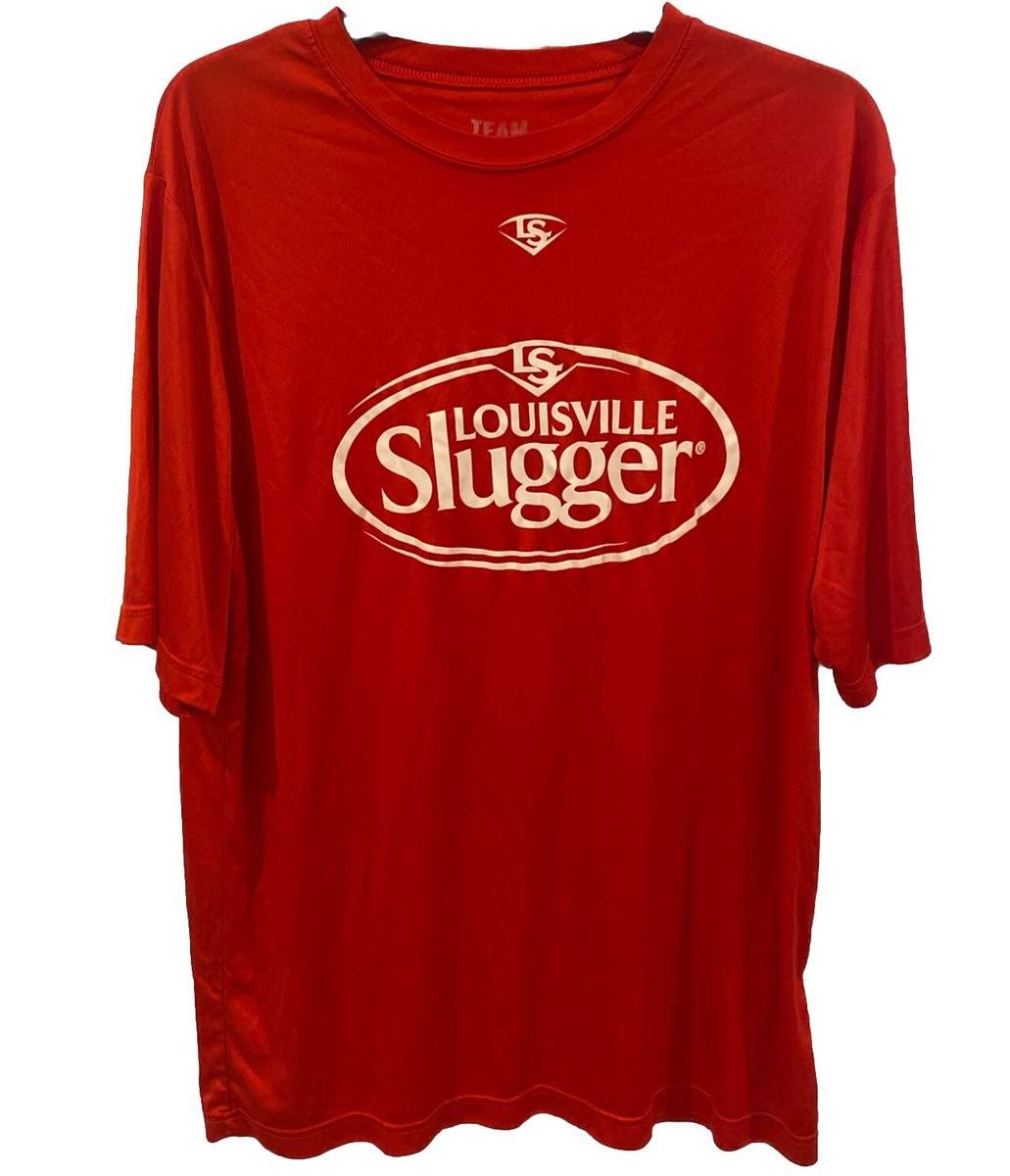 Louisville Slugger T-shirt, RED ,Unisex Size Large