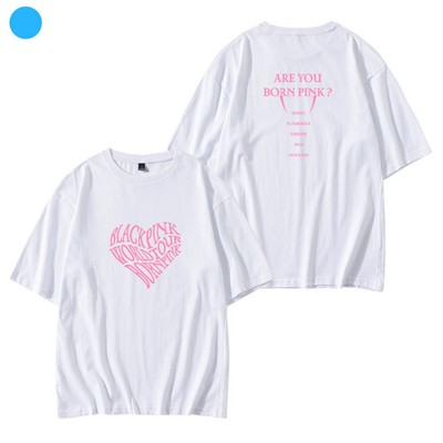 KPOP BORN PINK World Tour Jennie Jisoo Lisa Rose T-Shirt TShirt