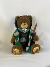 Bear Build A Bear Slytherin Harry Potter Plush Stuffed Animal Robe  Wand 17"