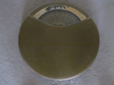 Vtg Bathroom Body Weight Scale Retro Gold Round 13" by Counselor 1960's