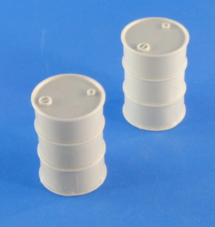 NINIVE 2Y Set x2 fusto benzina bidone carburante modello diorama auto scala 1:24 - Immagine 4 di 4