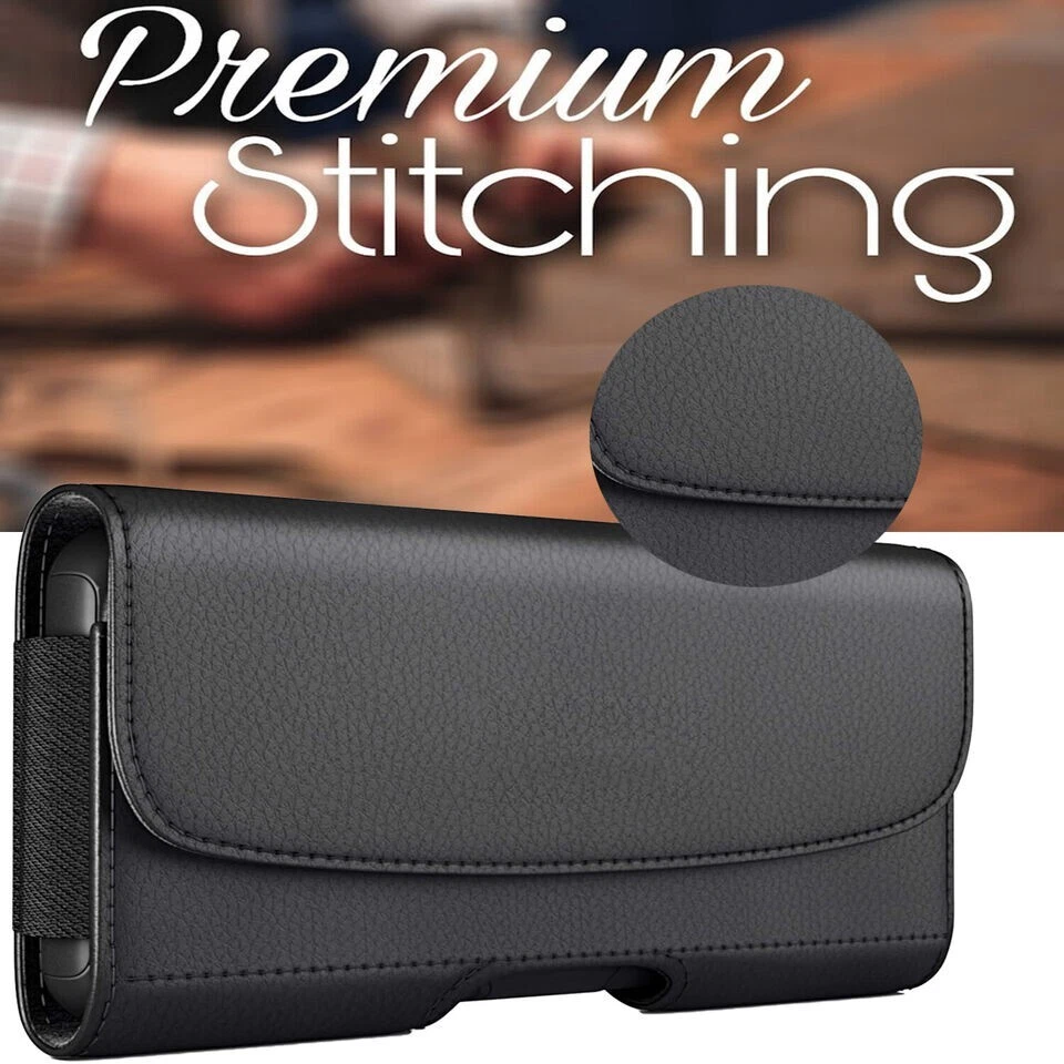 Galaxy s21+s22+s23+s24+s25+ XL Clip para cinturón Lazo Cuero Bolsa Funda Soporte para teléfono Foto 3 de 4