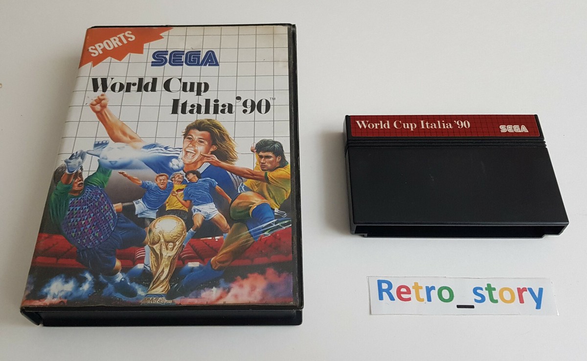 Jaquette Sega Master System World Cup Italia 90 – 100% Originale PAL EUR