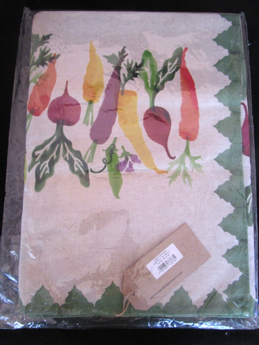 Emma Bridgewater Linen Blend Table Runner Carrots & Beets NWT - Picture 4 of 7