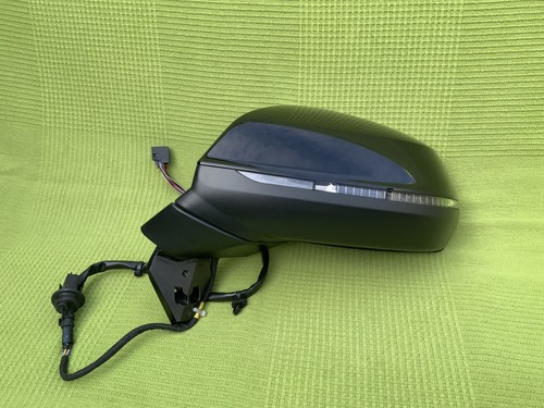 ESPEJO RETROVISOR IZQUIERDO PASAJERO AUDI Q7 S LINE PLEGADO ELÉCTRICO 2017 NEGRO RHD - Imagen 10 de 24