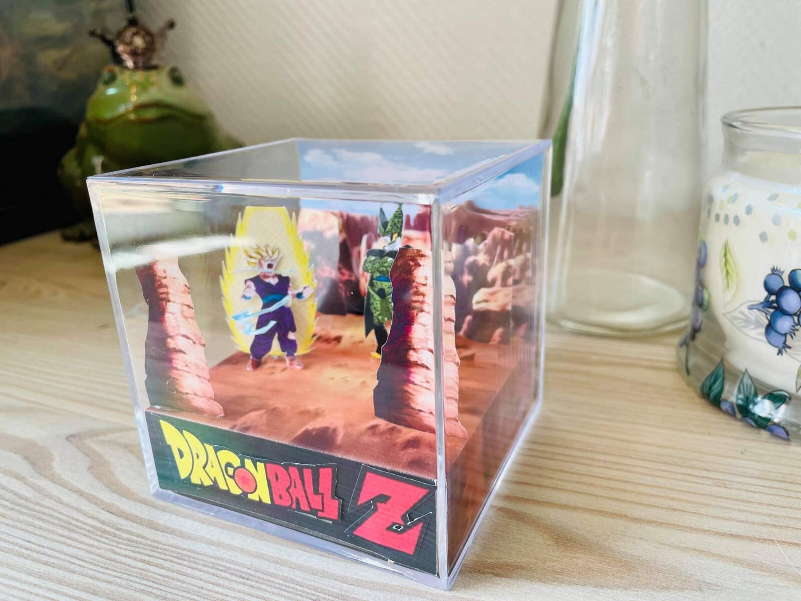 Cube diorama 3D Dragon Ball Z : cadeau idéal personnalisable pour fan de manga