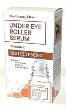 The Beauty Elixir Under EYE ROLLER Serum Vitamin C Brightening Dark Circles