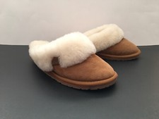 Womens EMU Australia Jolie Shearling Indoor/outdoor slippers Chestnut Tan 5 EUC